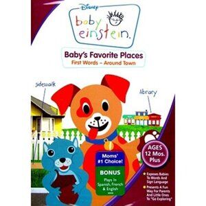 Disney Baby Einstein Babys Favorite Places DVD First Words Around Town Ages 1+